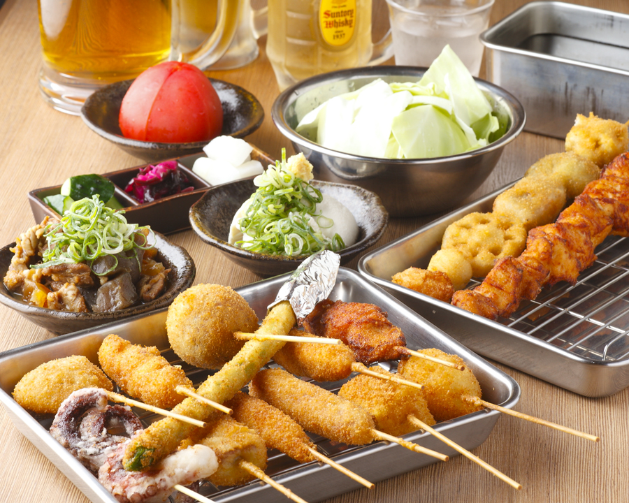 Kushikatsu Shirotaya, Dotonbori main store